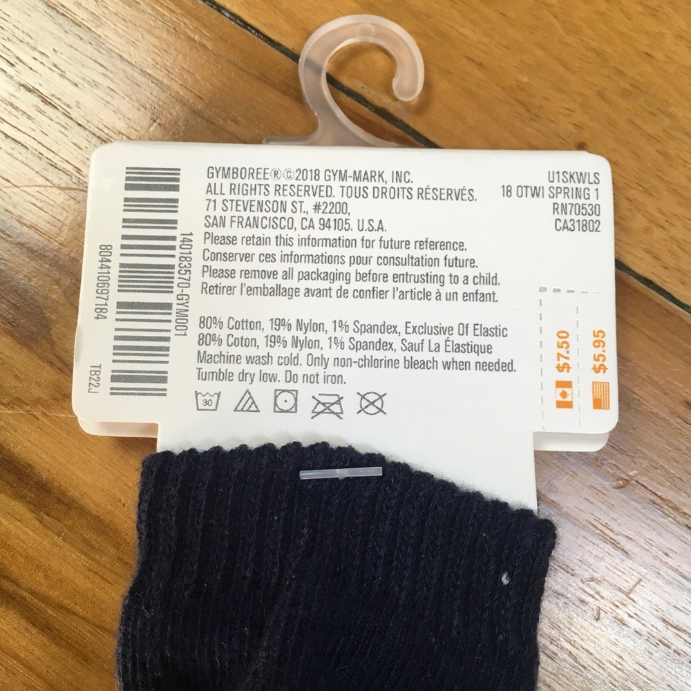 NWT Gymboree Baby Socks 2 Pack 0-3M - Picture 3 of 5